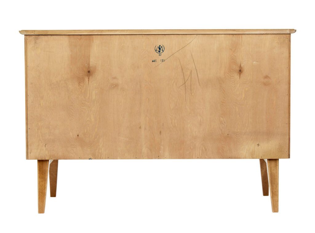 Swedish Mid Century Walnut Chest Of Drawers By Bodafors photo vinterior
