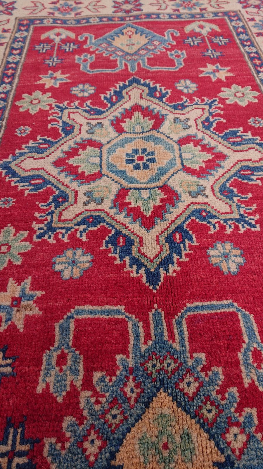 Handmade Afghan Kazak Traditional Bohemian Rug photo Textiles