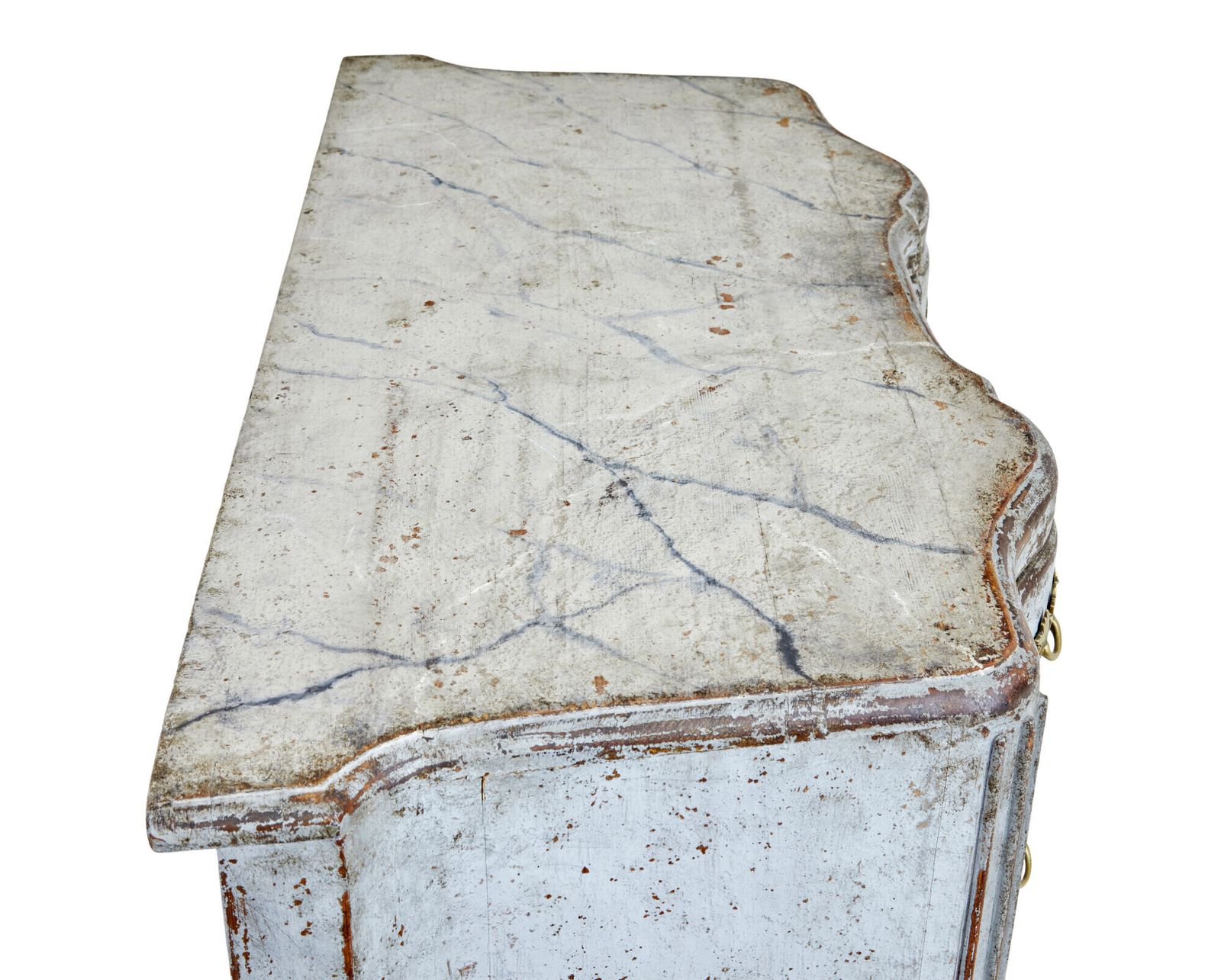 photo for sale Swedish 19th Century Hand Painted Gustavian Chest Of Drawers