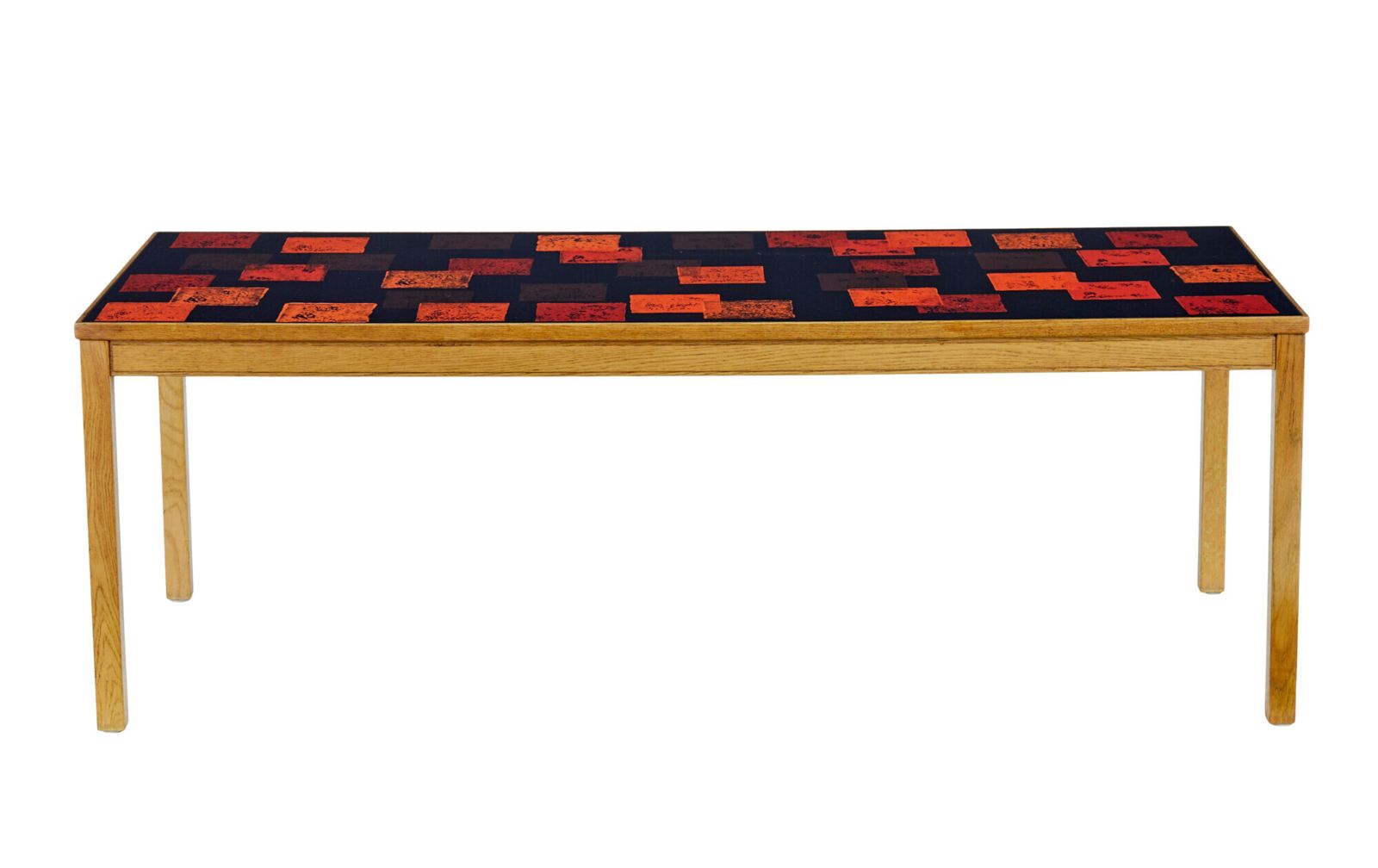 Mid Century Oak Coffee Table By David Rosén For Nordiska Kompaniet photo for sale