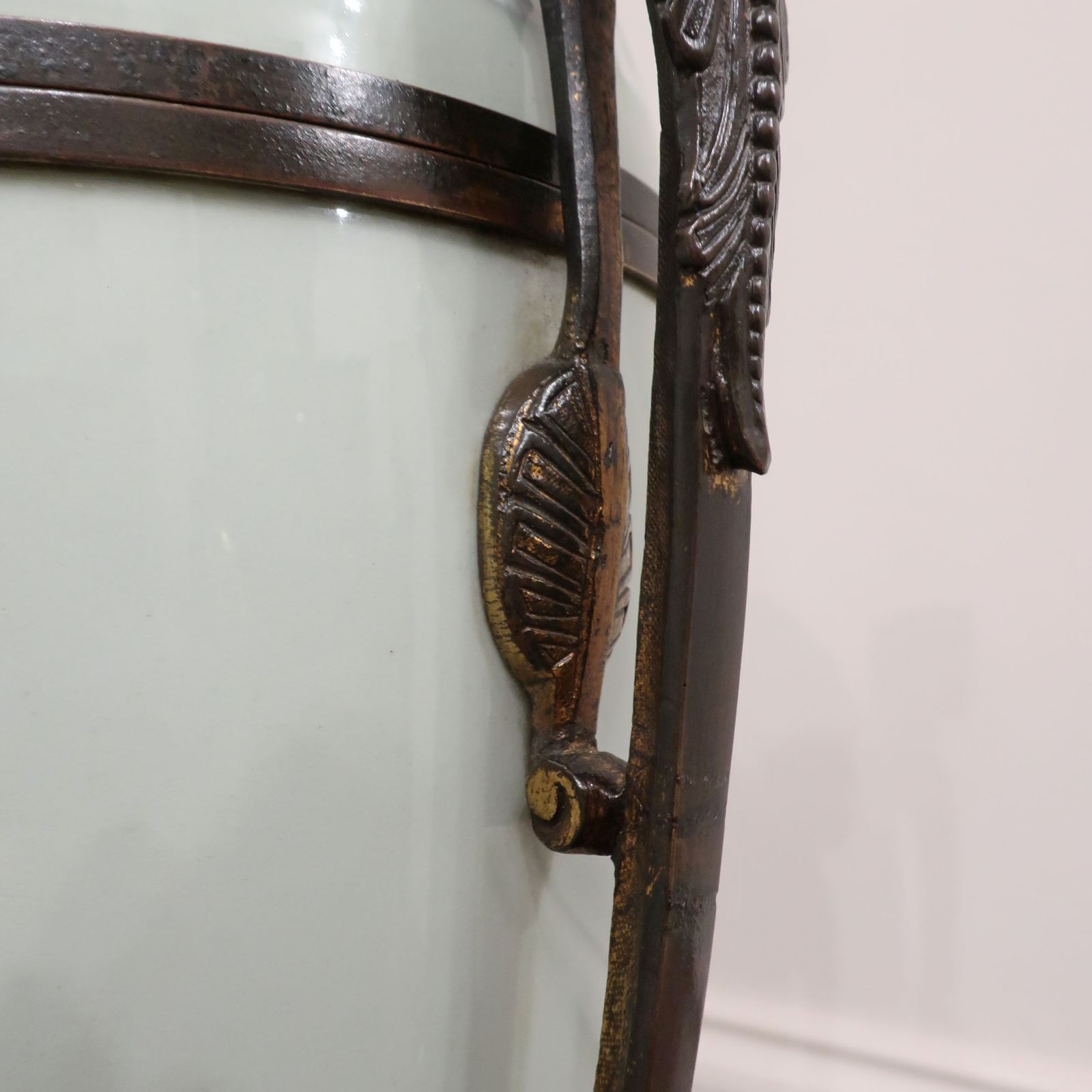 Lighting French Pate Sur Pate Neoclassical Style Porcelain Table Lamp photo