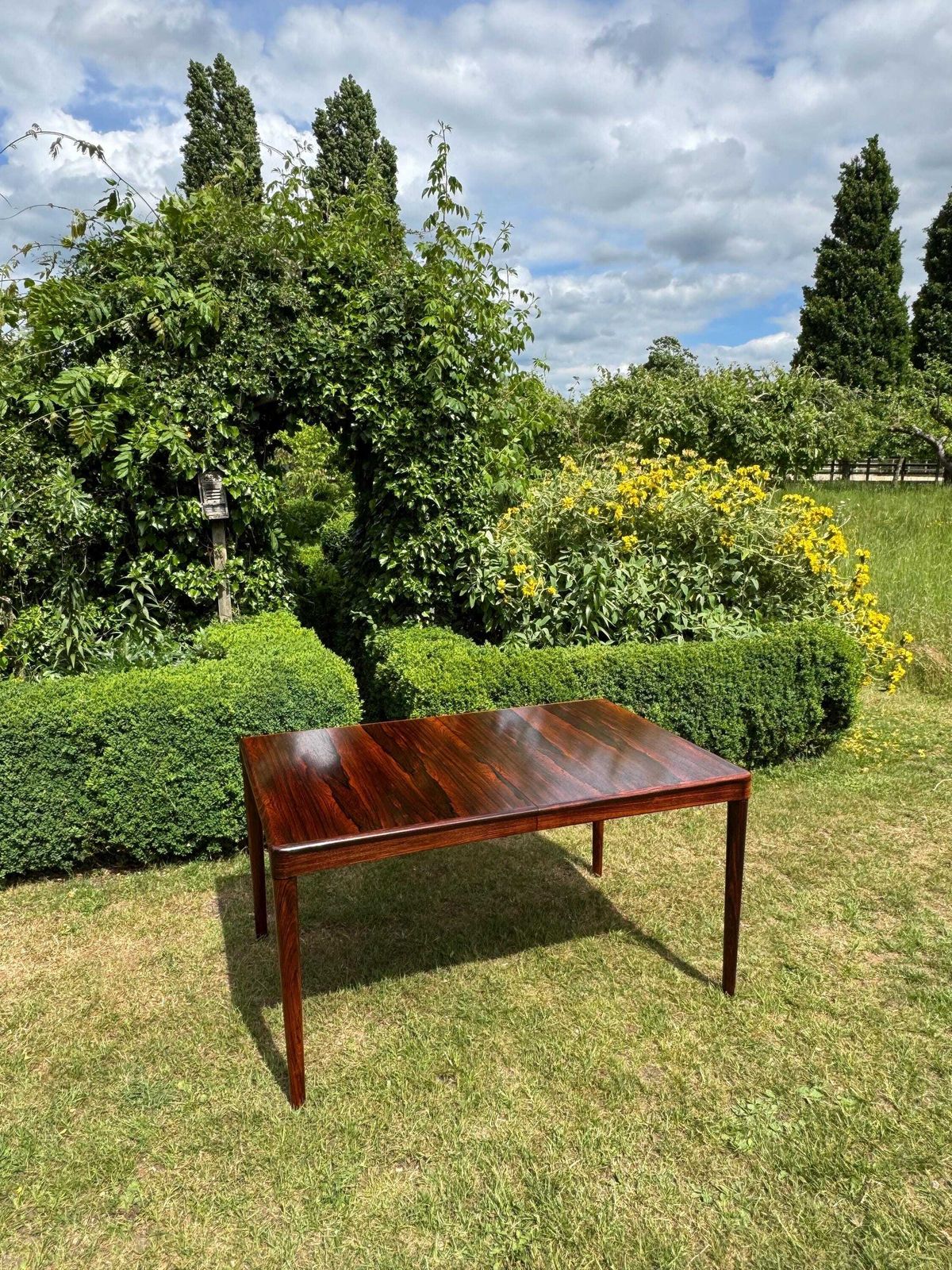 Mid Century Modern Danish Rosewood Dining Table By H. W. Klein For Bramin, 1960s   Pending A10 Certificate photo Furniture