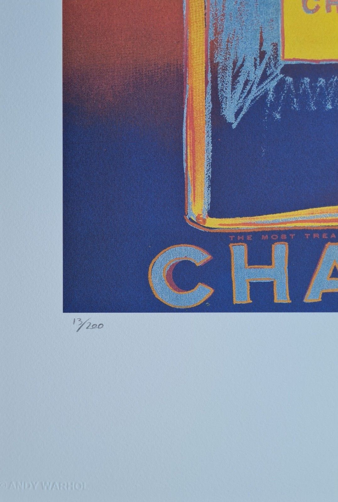 Andy Warhol 'Chanel No. 5' Hand Numbered Limited Edition Lithograph photo buy