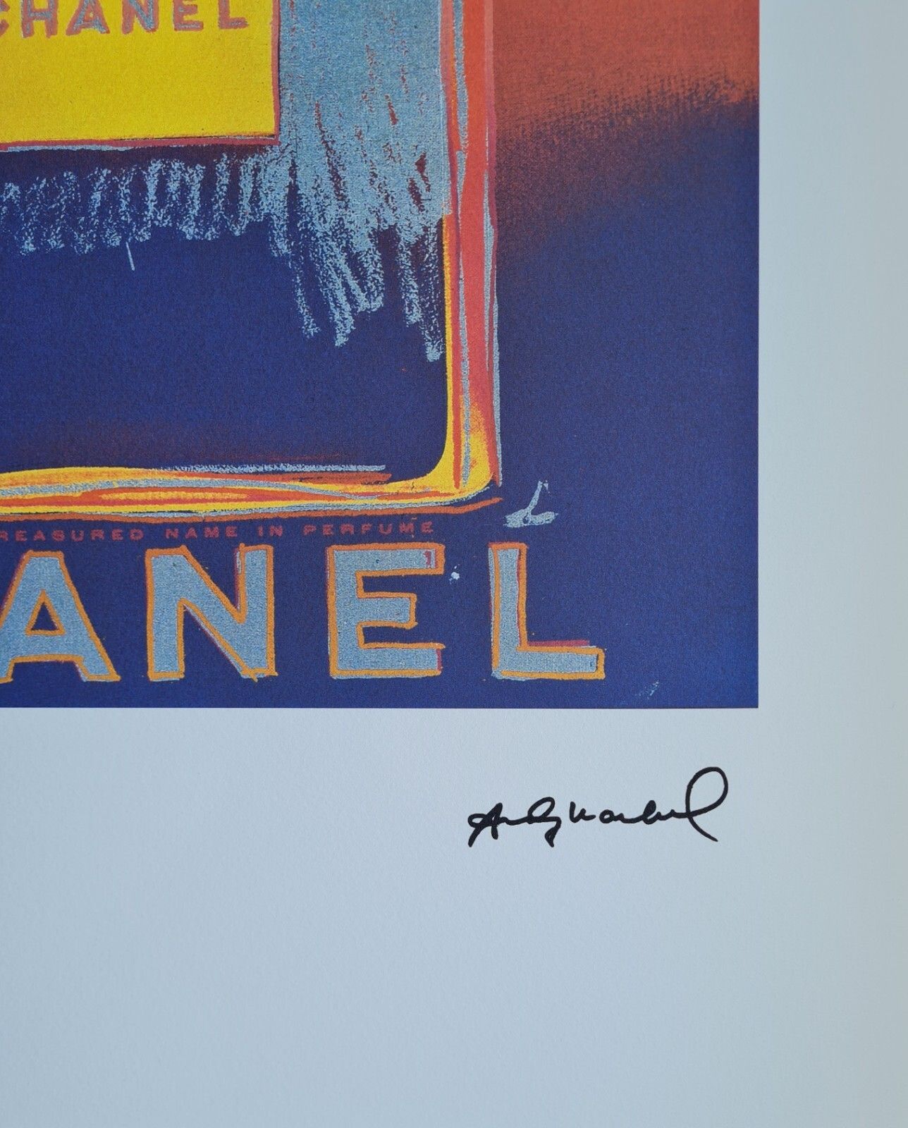 Andy Warhol 'Chanel No. 5' Hand Numbered Limited Edition Lithograph photo vintage