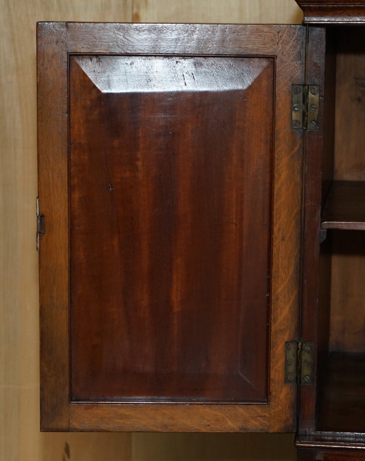 photo vintage Pair Of Castle Howard Antique 1840 Mahogany Tallboy Chest Of Drawers Cupboards