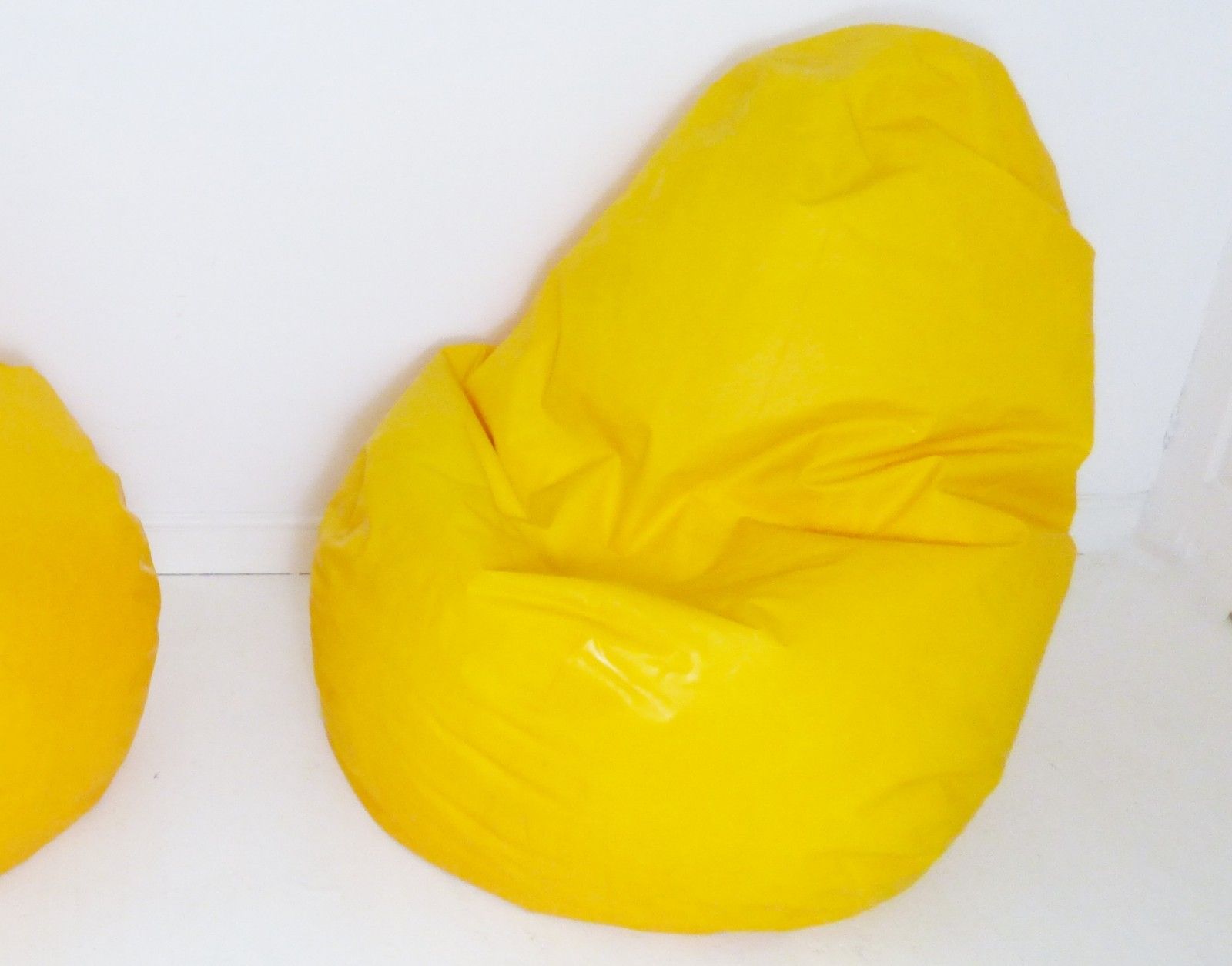 Stunning Pair Of Plastic Ron Arad Memo Inflatable Beanbag Lounge Chairs 1999 photo furniture