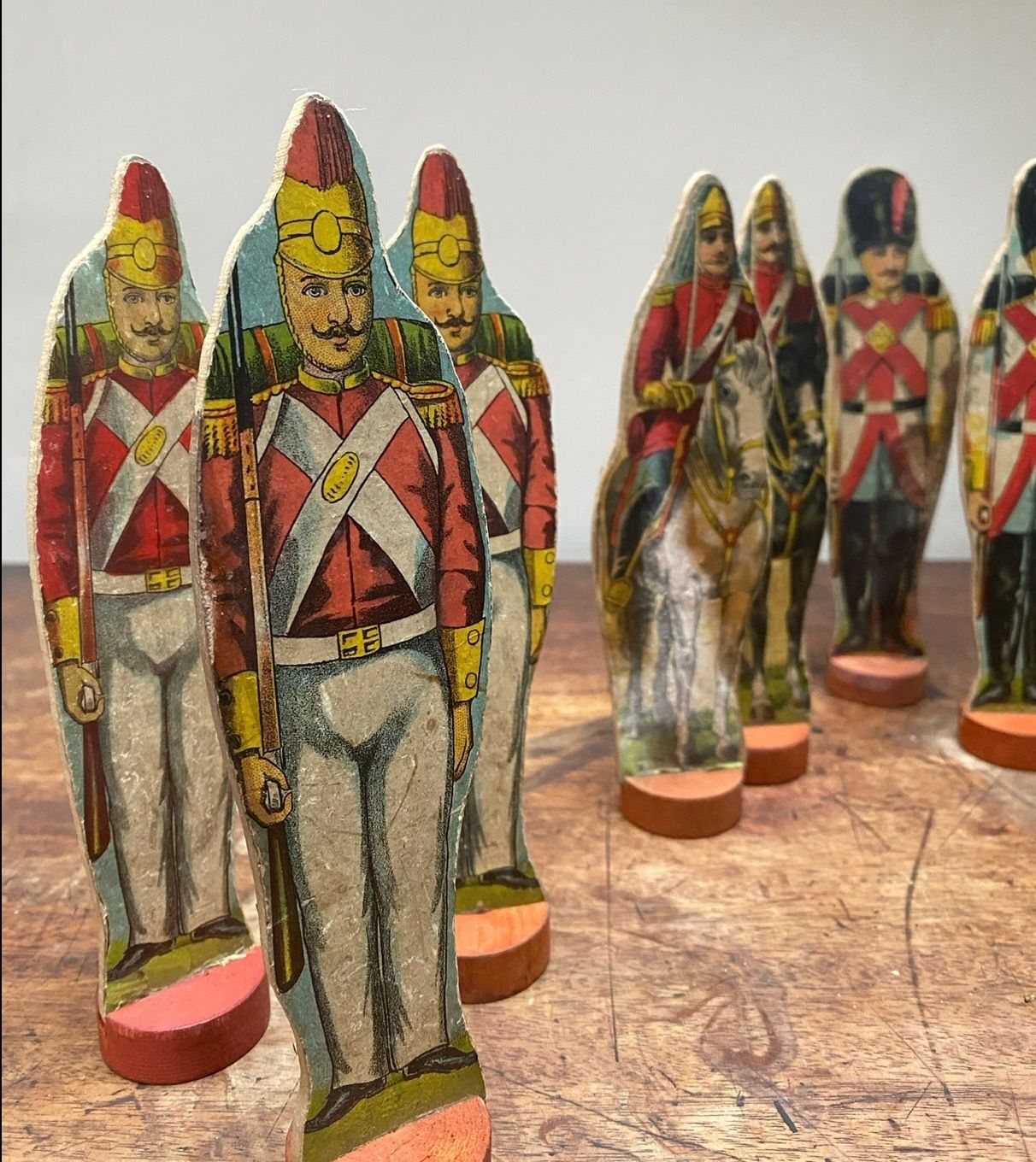 9 Victorian Soldier Figures photo furniture
