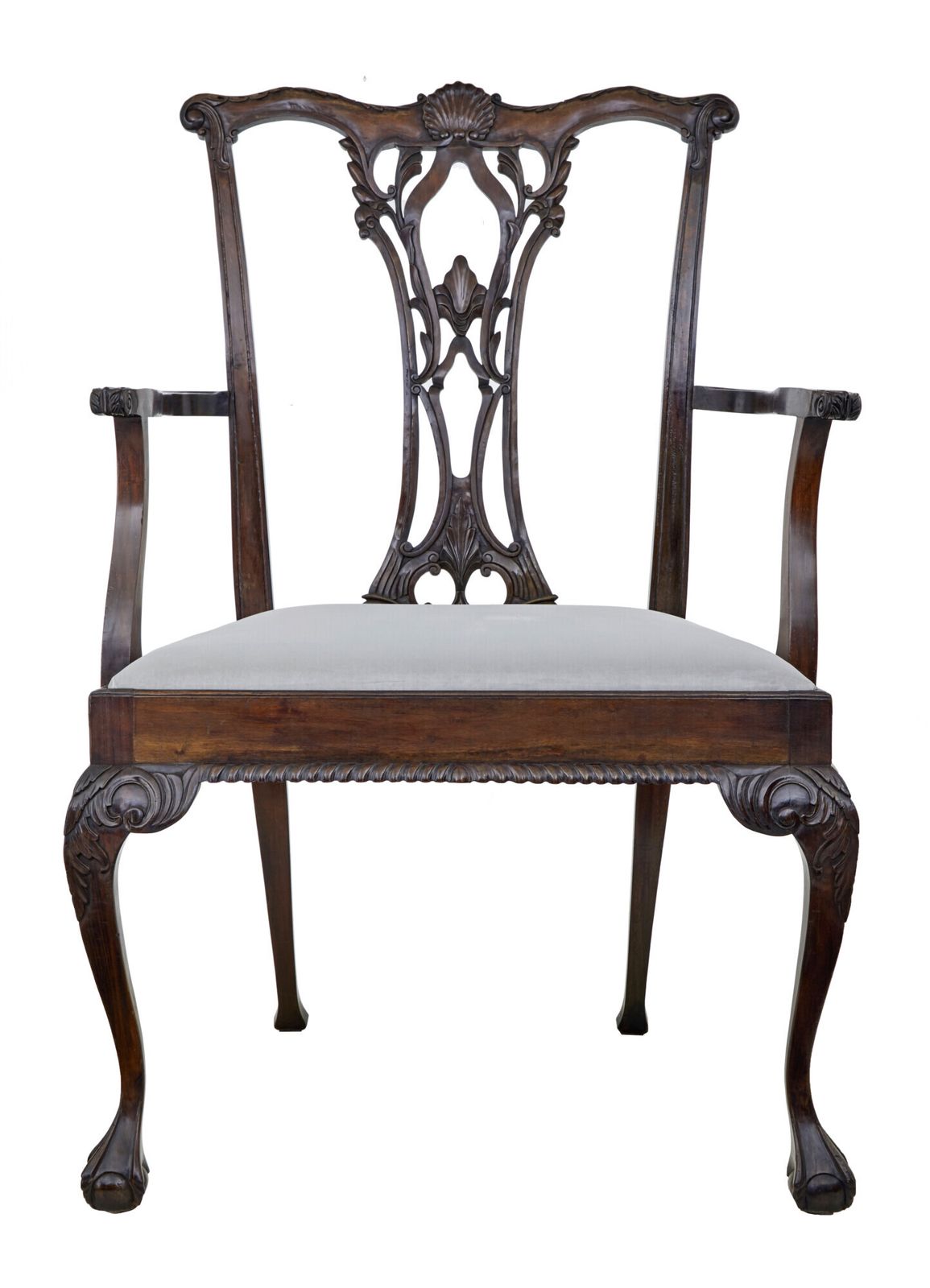 Chippendale Design Dining Chair Of Large Proportions For Display photo furniture