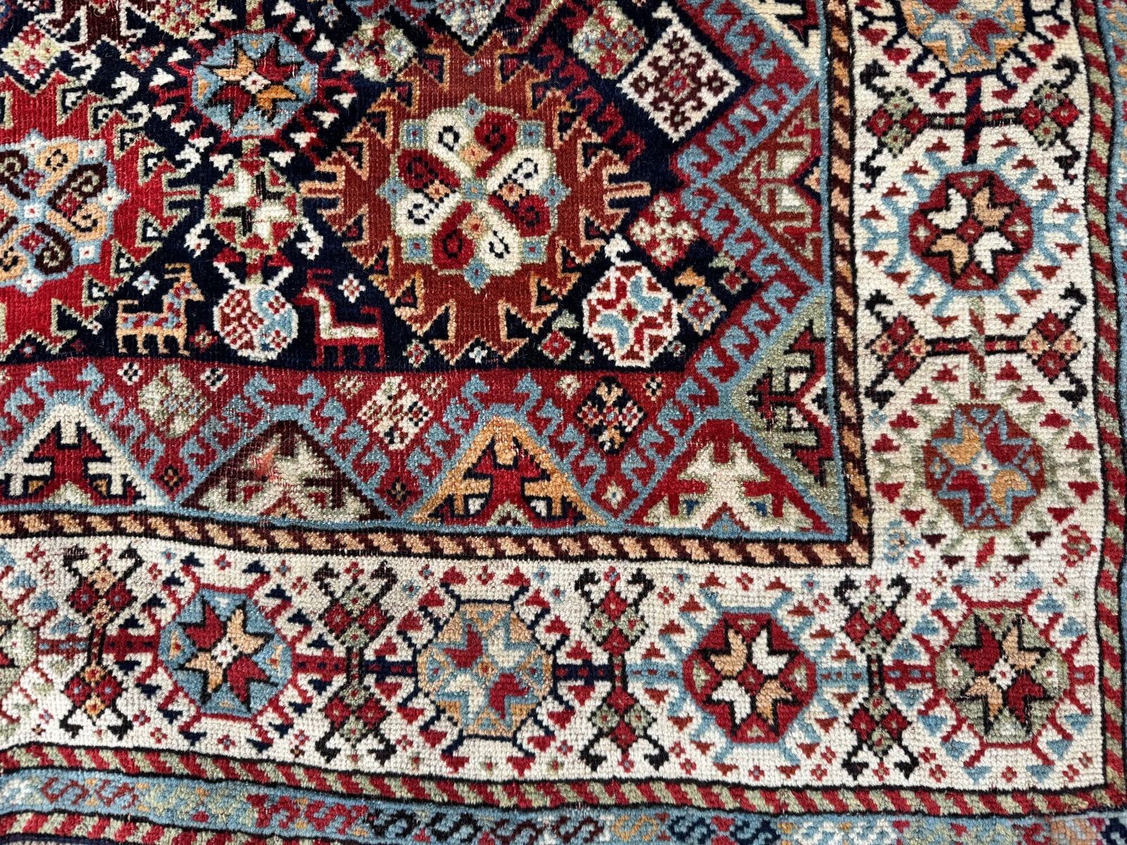 Antique Tribal Shekarlu Rug 1.97m X 1.26m photo vinterior