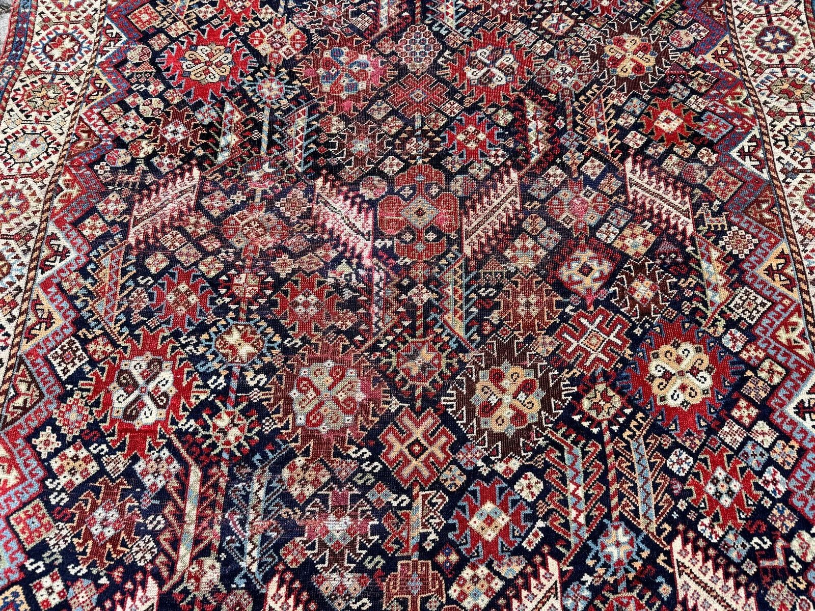 Antique Tribal Shekarlu Rug 1.97m X 1.26m photo buy