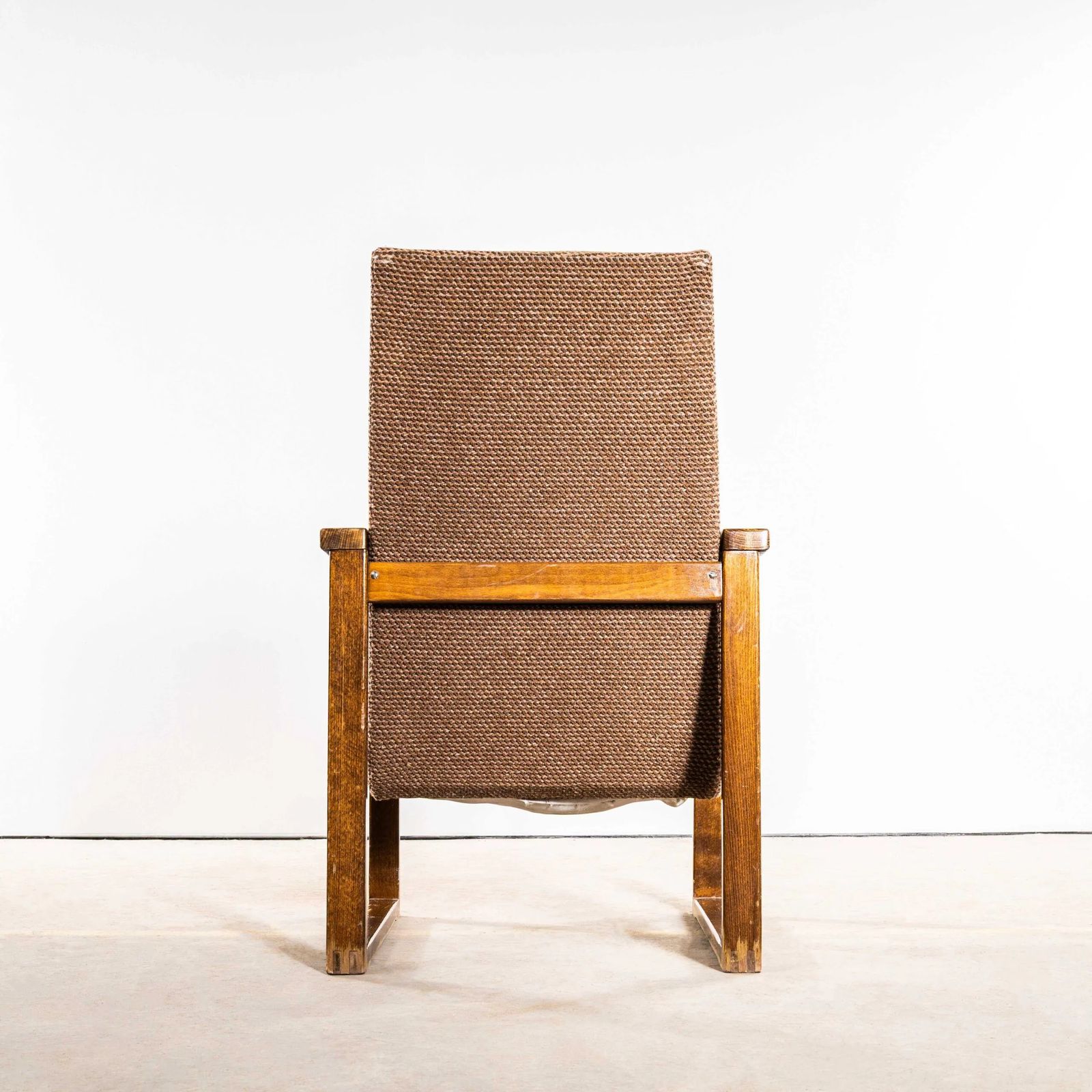 1950’s Re Upholstered Cube Armchair – Single Armchair photo 714.0