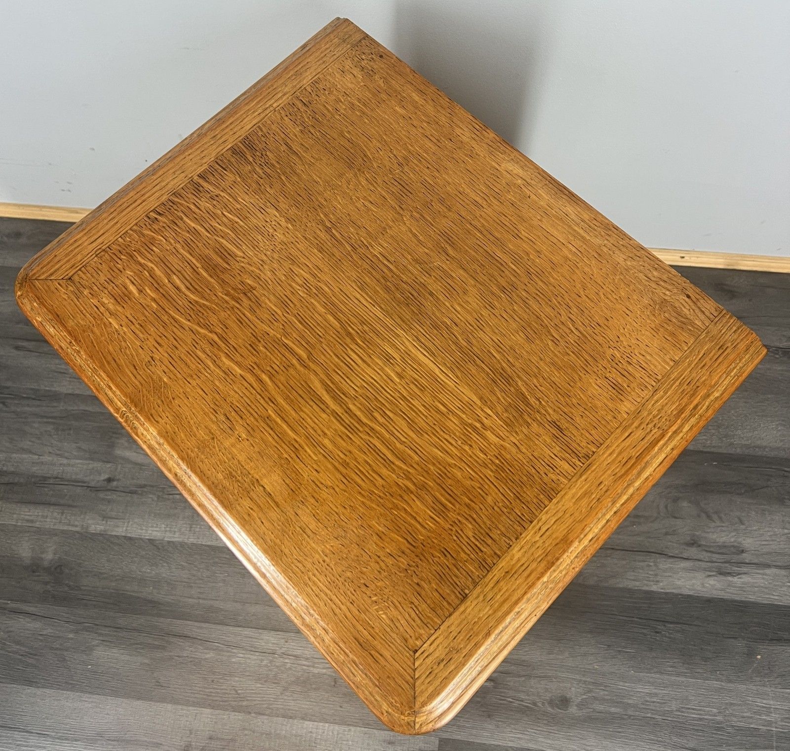 photo for sale Pair Of Bedside Tables Vintage French Louis Oak  Nightstands Cabinets Lot 4235