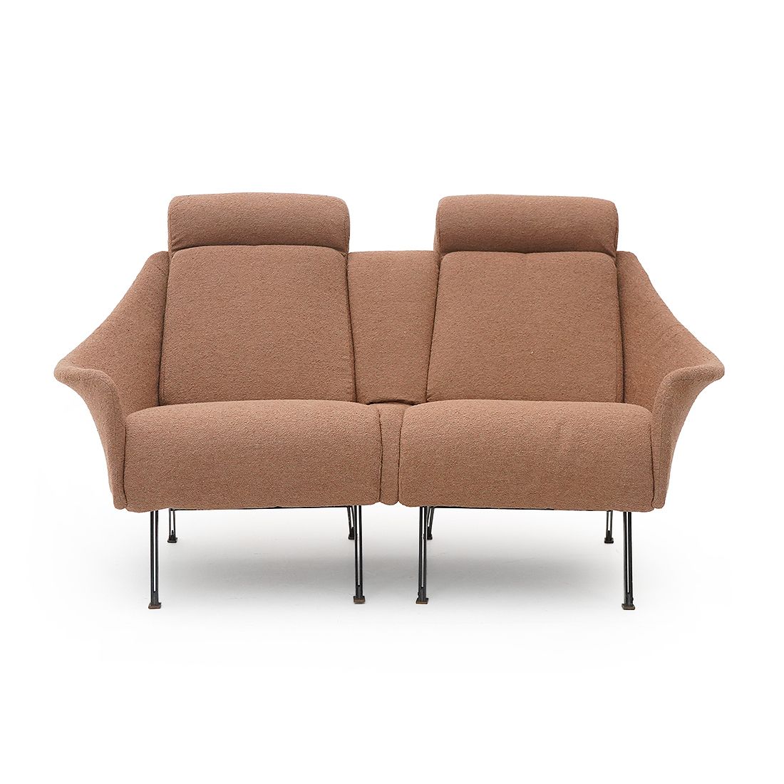 2 Seater Sofa In Hazelnut Bouclé, 1950s photo furniture