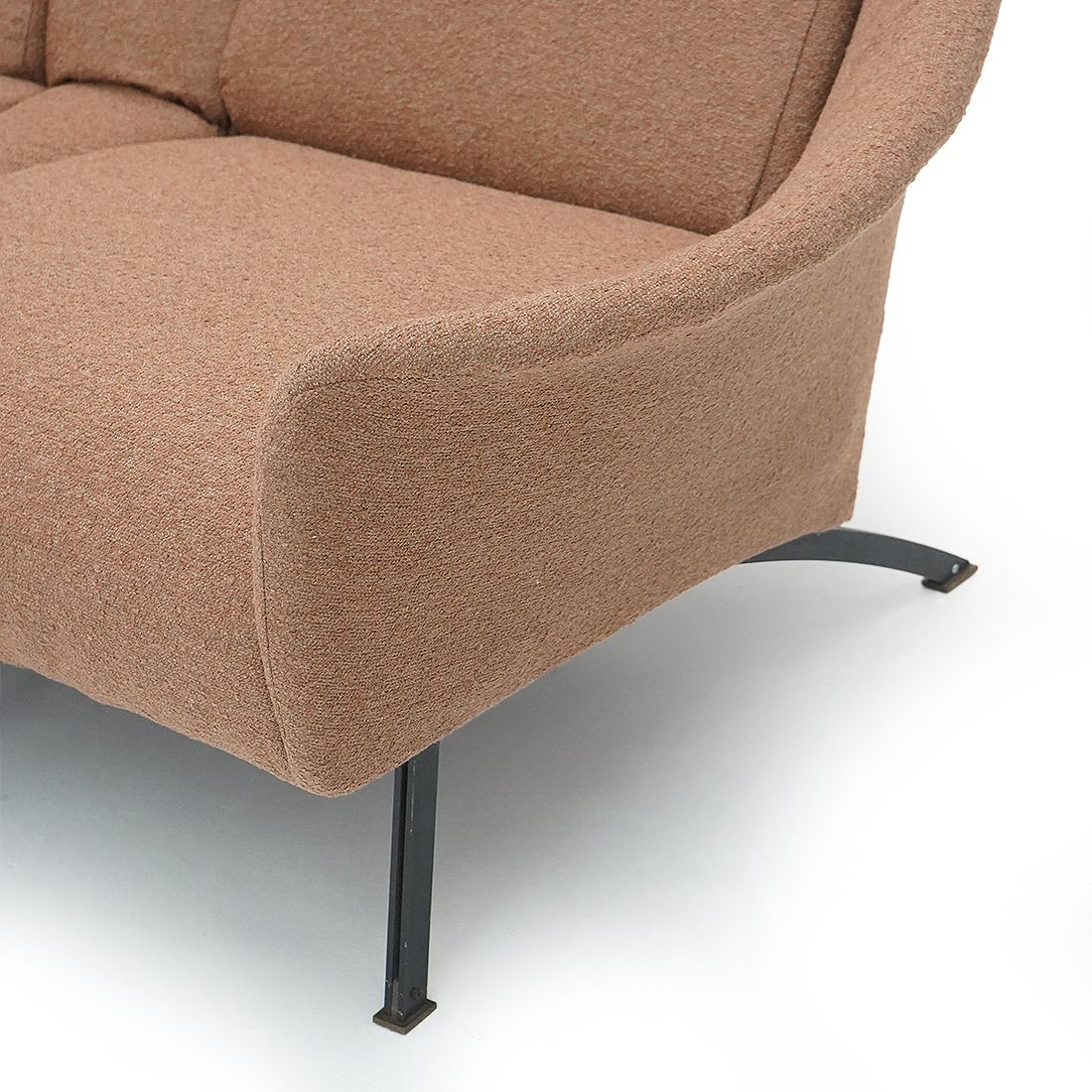 photo buy 2 Seater Sofa In Hazelnut Bouclé, 1950s