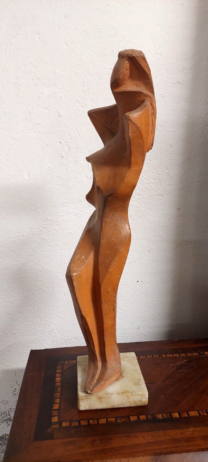 Female Figure Sculpture "Alberto Sparapani" Terracotta Signed photo buy