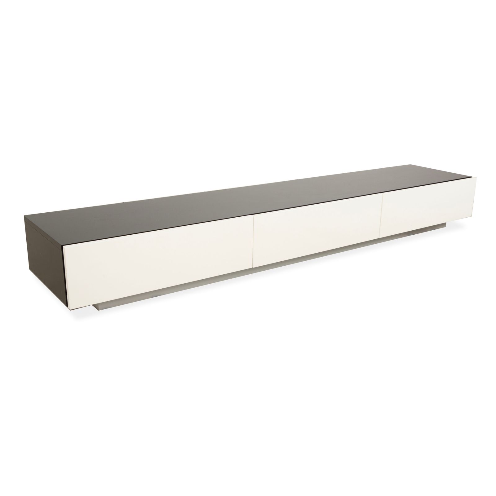 Interlübke Cube Wooden Sideboard White Anthracite Black Lowboard Tv Board Drawers photo for sale