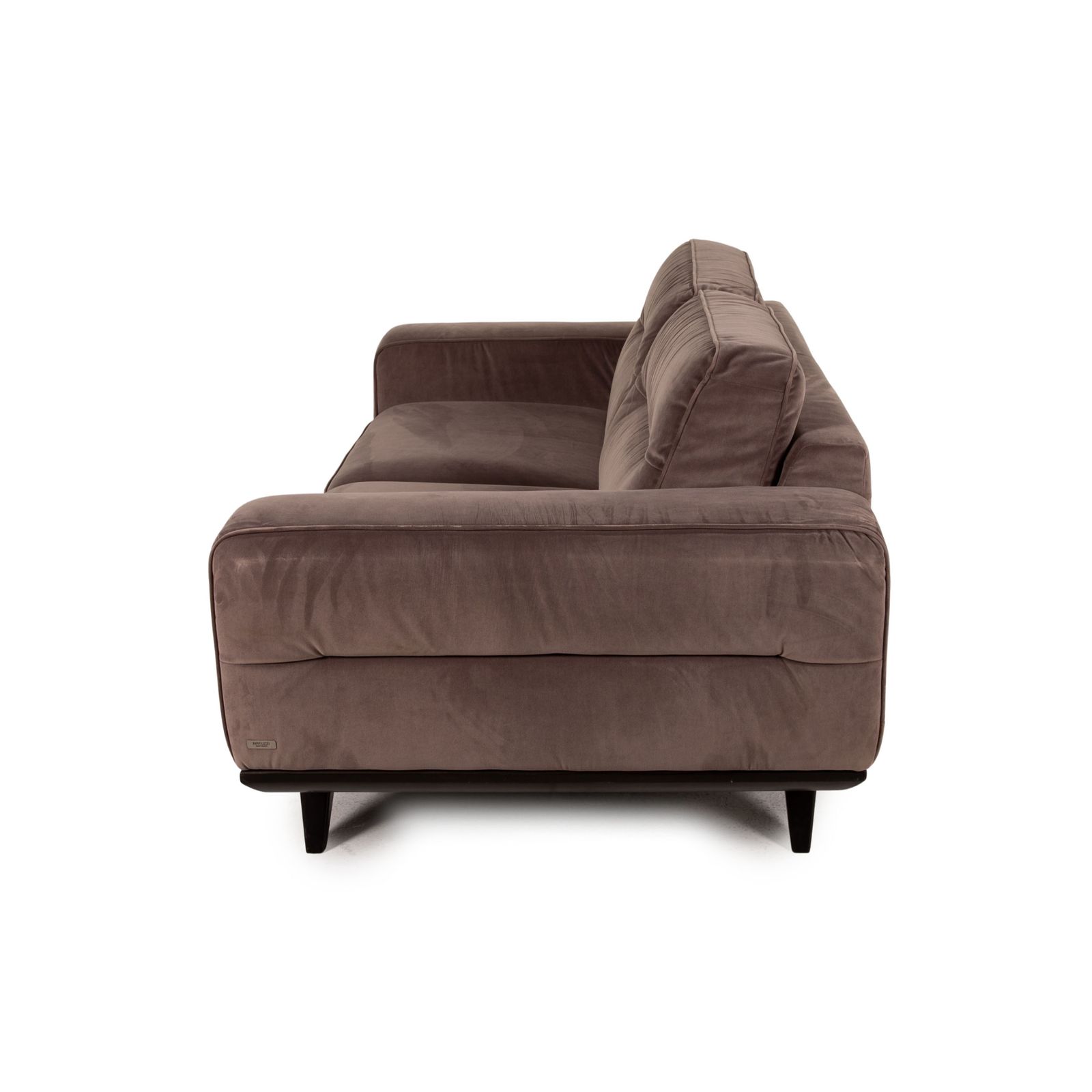 Mobilier Canapé Natuzzi Audacia en tissu brun, 2 places photo
