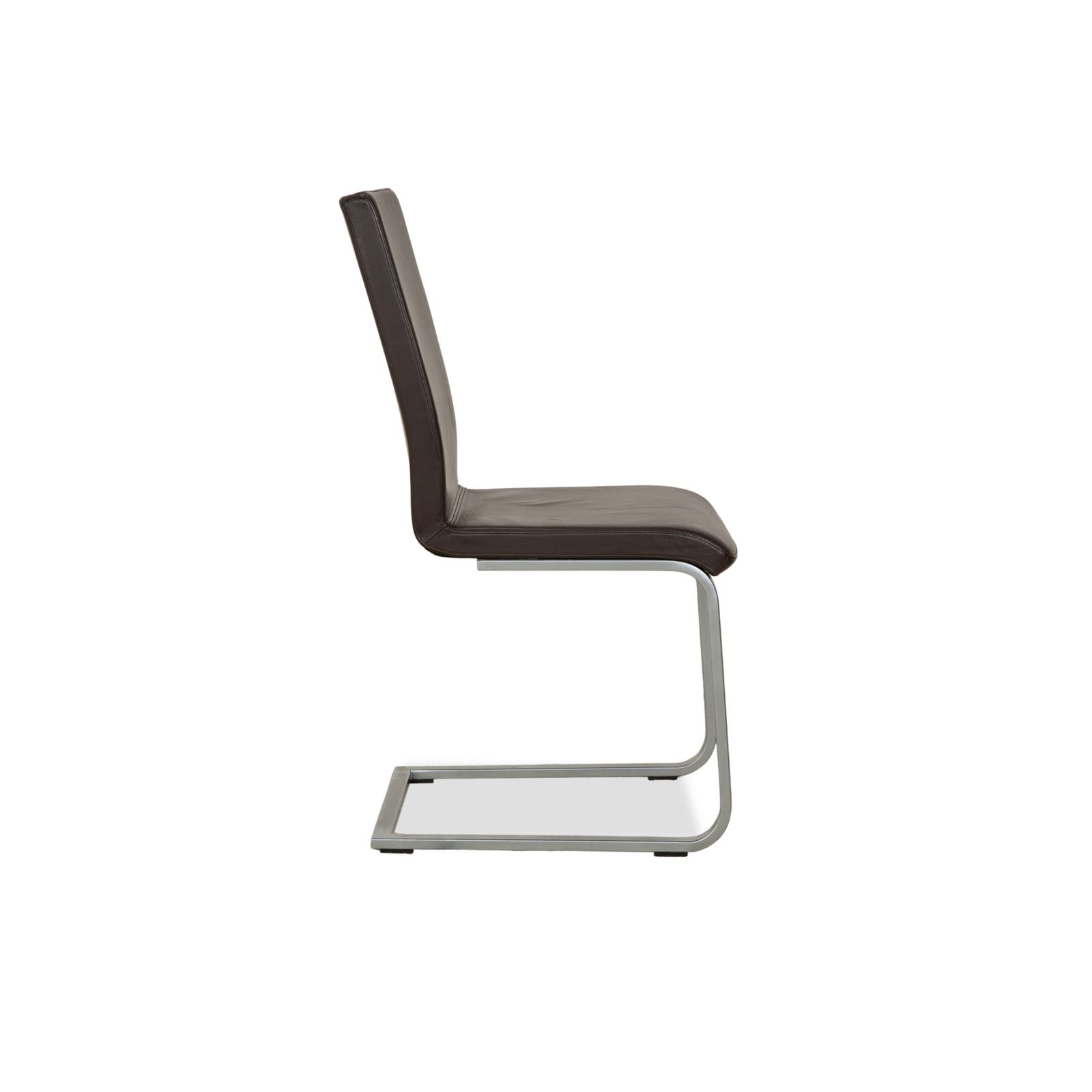 Furniture Set Of 6 Wöstmann Leather Chairs, Dark Brown photo