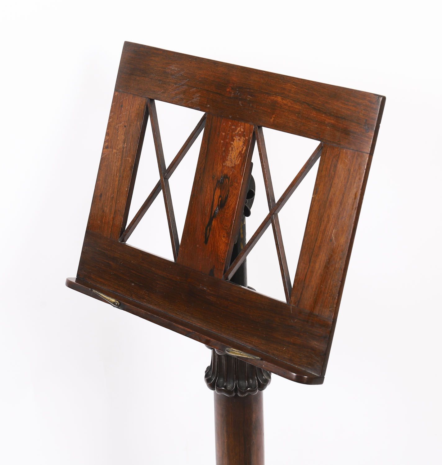 Home Decor Antique William IV Gonçalo Alves Tripod Music Stand C.1830 19th Century photo