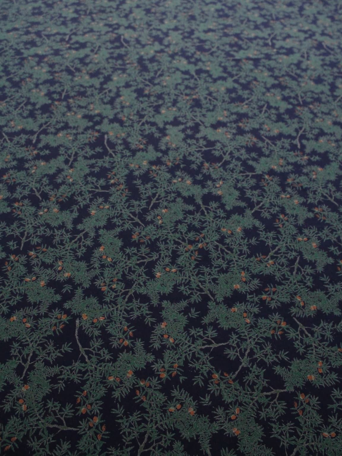 Kristina Isola "Nummi" Printed Cotton Fabric 1.40x2.12cm For Marimekko, 1993s, Finland photo for sale