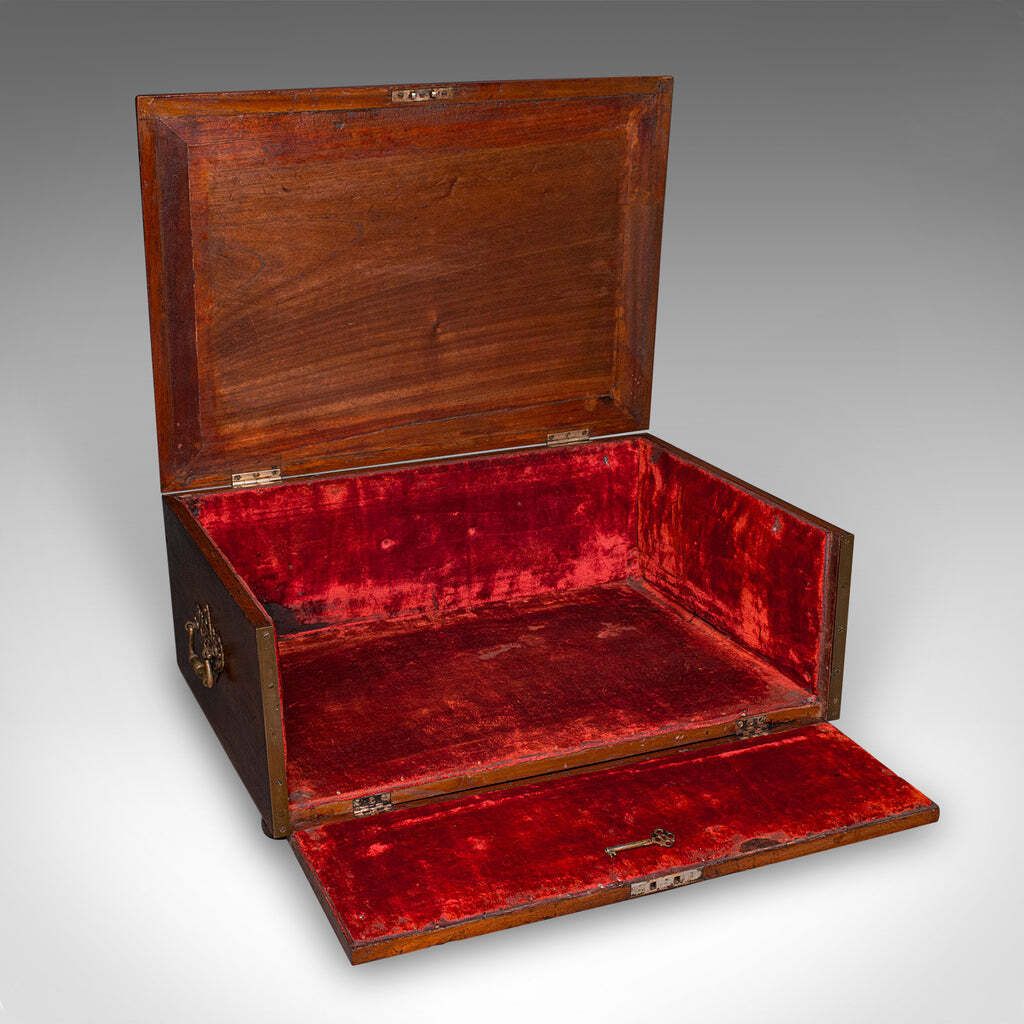 Antique Presentation Insignia Box, Italian, Campaign Chest, Victorian, C.1900 photo Home Decor