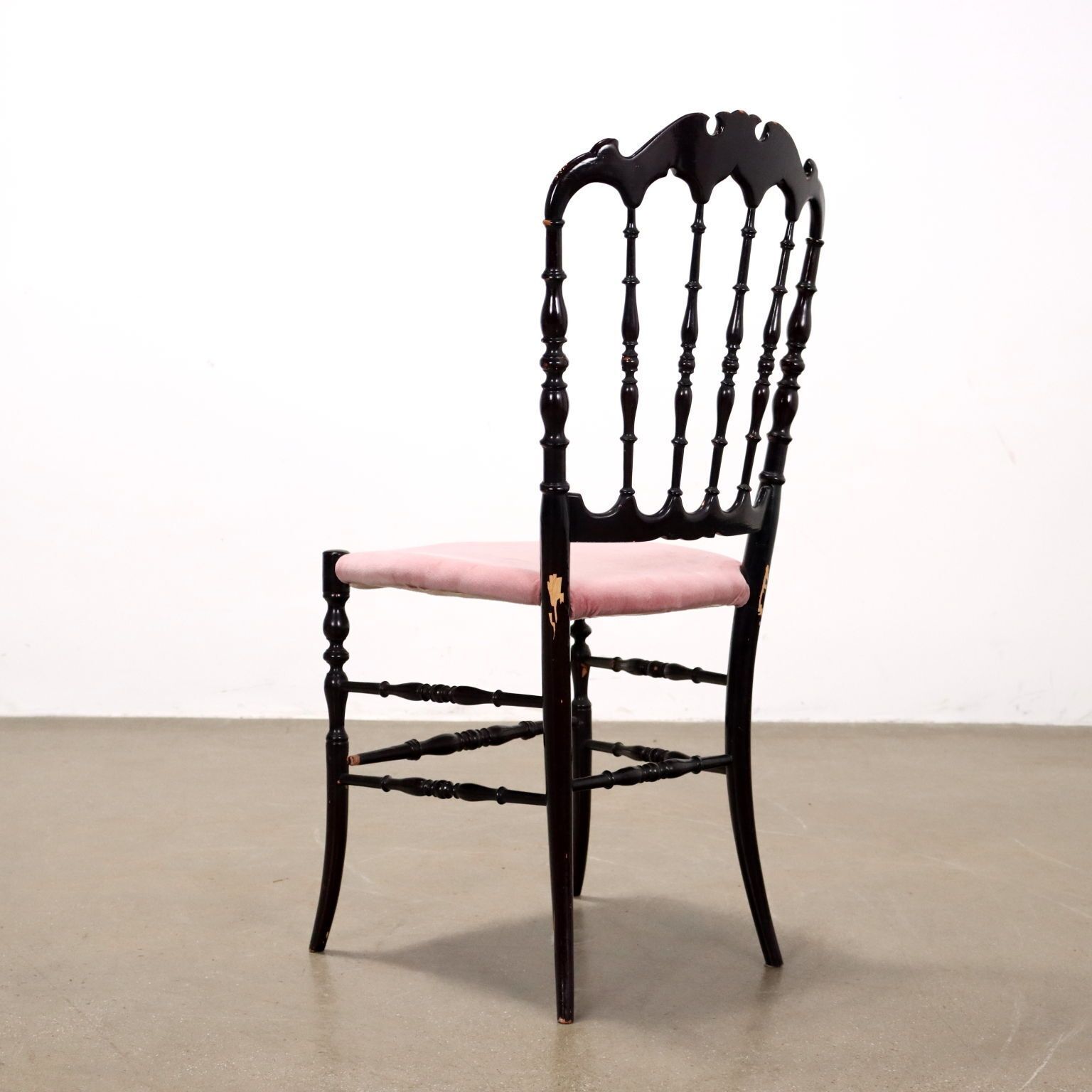 Vintage Chairs Wood Foam Velvet Design Italy 1950s 1960s photo buy