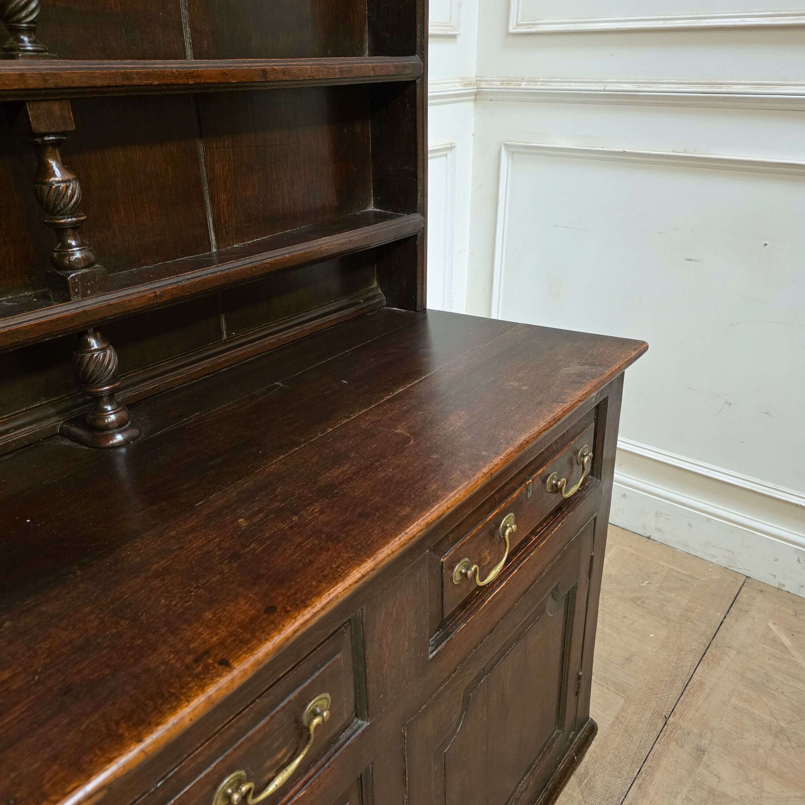 English Oak Farmhouse Dresser, 1700s photo buy