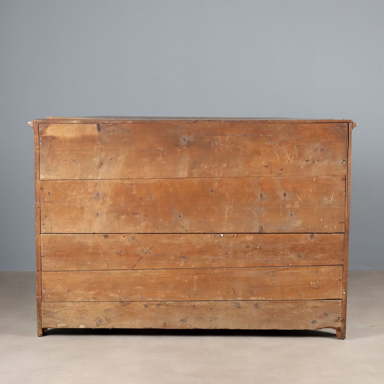 Furniture Antique Cupboard Cherrywood Drawers Italy XIX Century photo