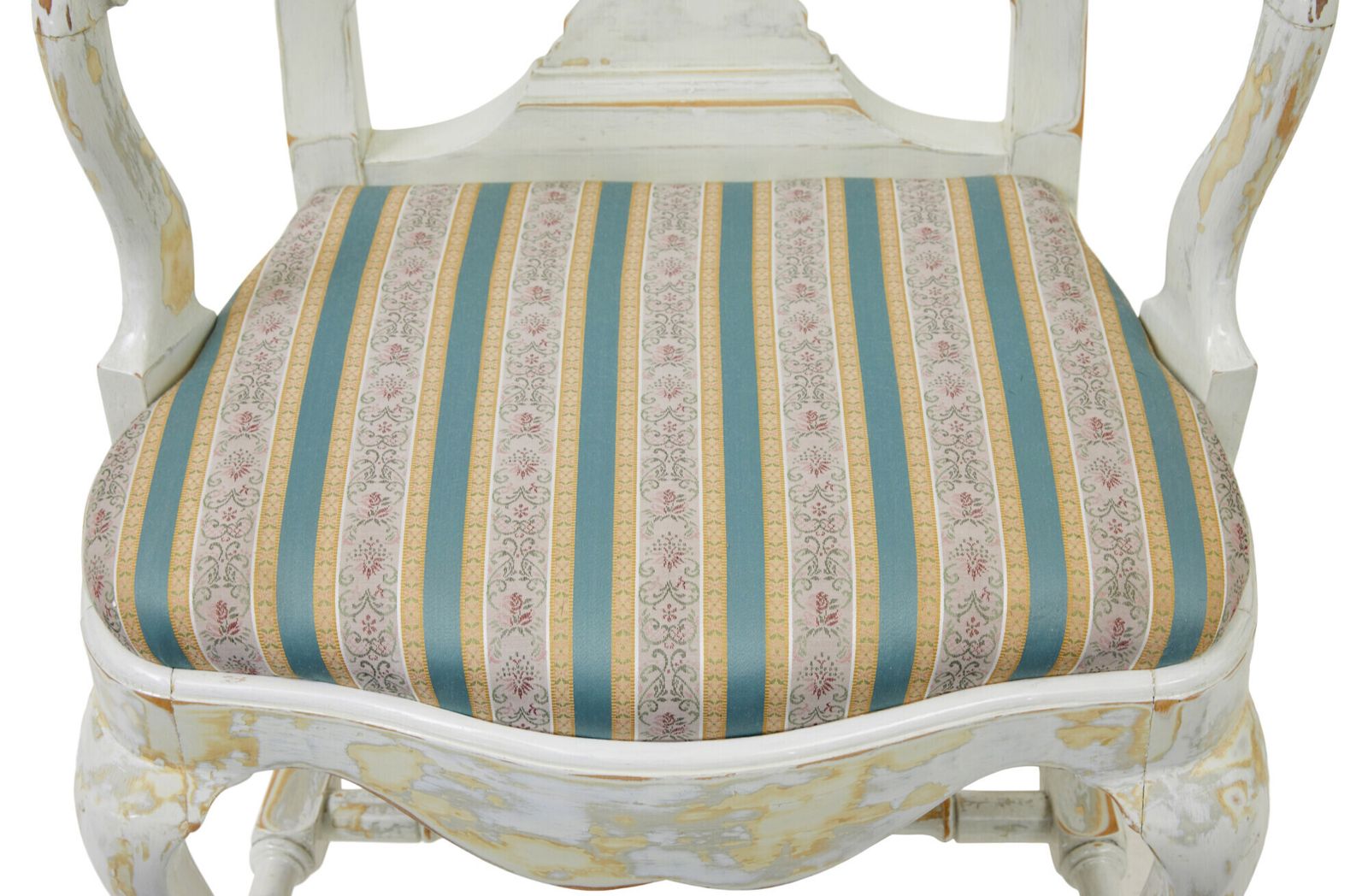 Set Of 14 Lacquered Queen Anne Influenced Dining Chairs photo vinterior