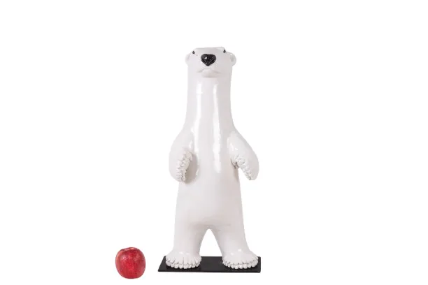 photo for sale Valérie Courtet. Standing Polar Bear. Contemporary Work.