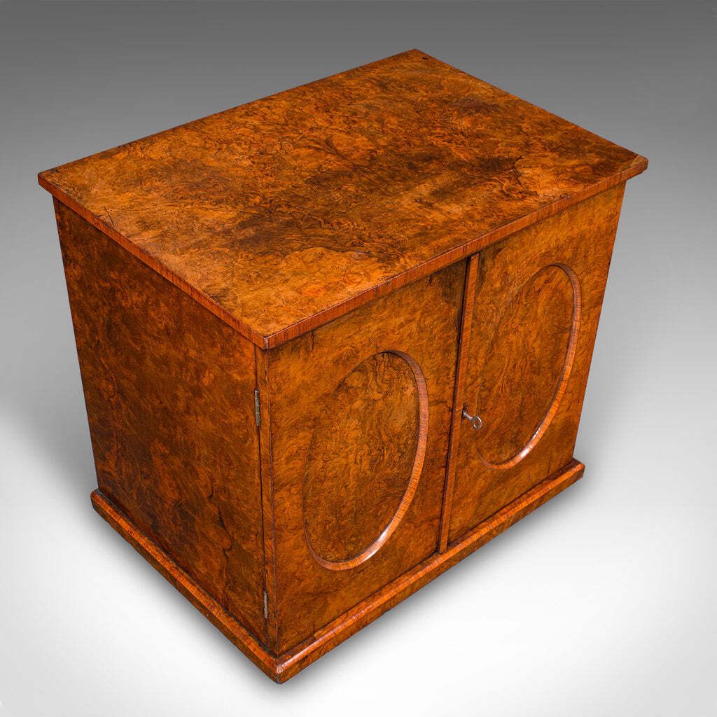 Antique Country House Napkin Drawers, English, Storage Cabinet, Early Victorian photo vintage