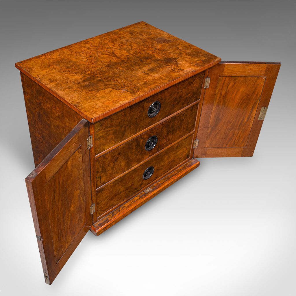 photo furniture Antique Country House Napkin Drawers, English, Storage Cabinet, Early Victorian