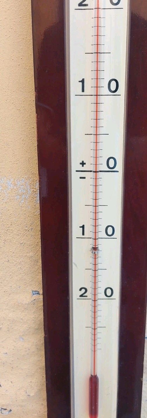 Rare Large Marine Thermometer 70s Melchior Marseille 96 Cm photo vintage