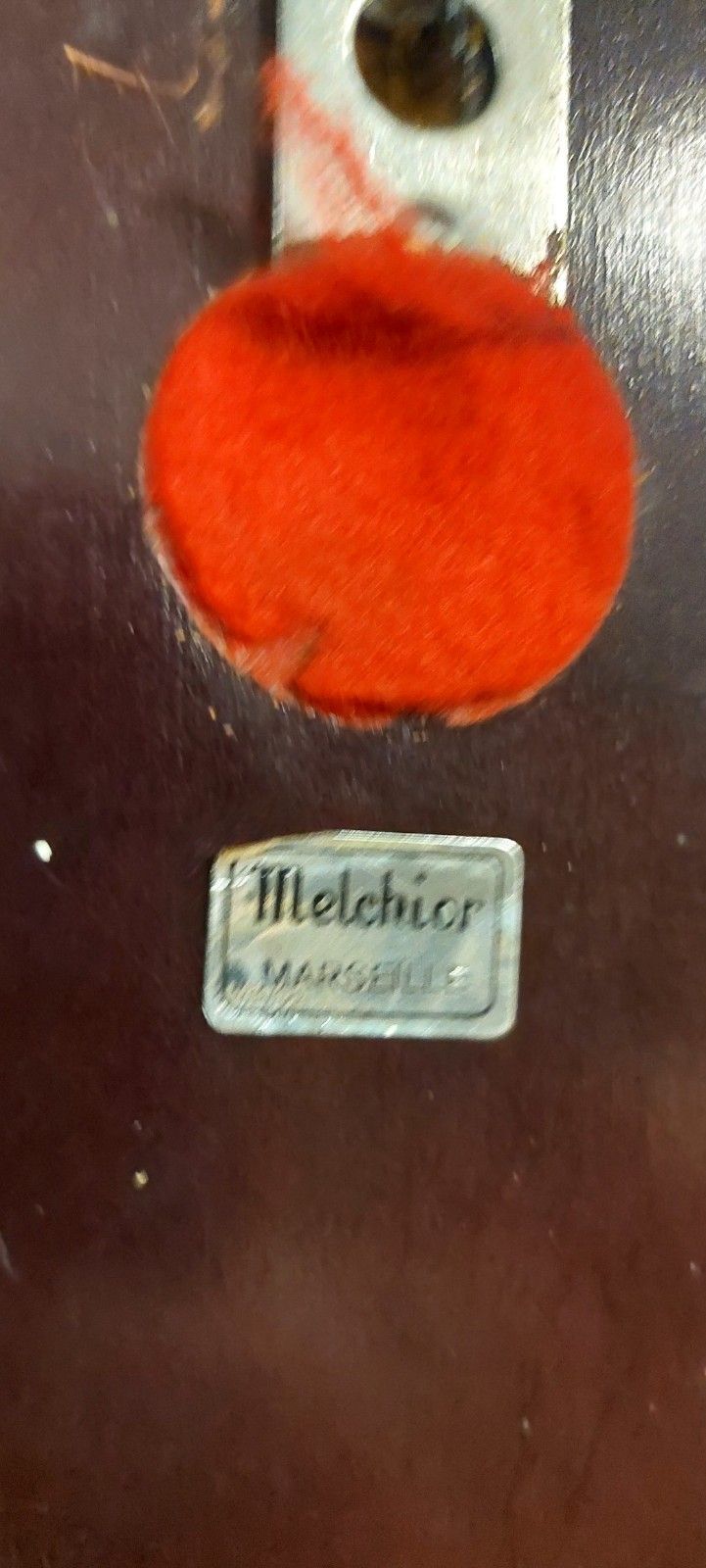 photo vinterior Rare Large Marine Thermometer 70s Melchior Marseille 96 Cm