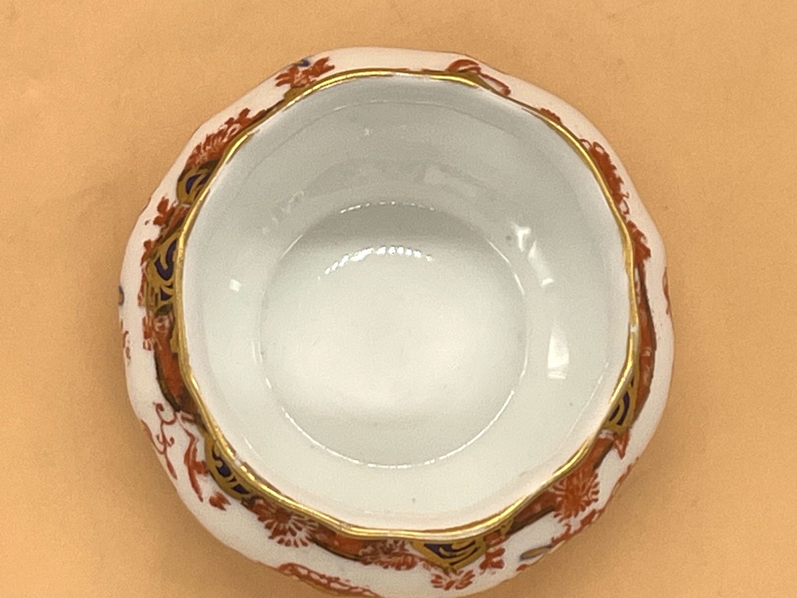 Antique Royal Crown Derby Porcelain Melton Imari Design Trinket Box. C1908. 2649. photo furniture