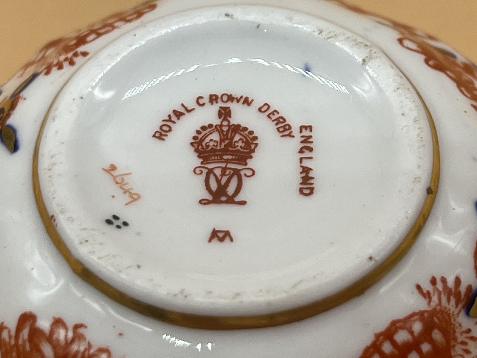 Antique Royal Crown Derby Porcelain Melton Imari Design Trinket Box. C1908. 2649. photo buy
