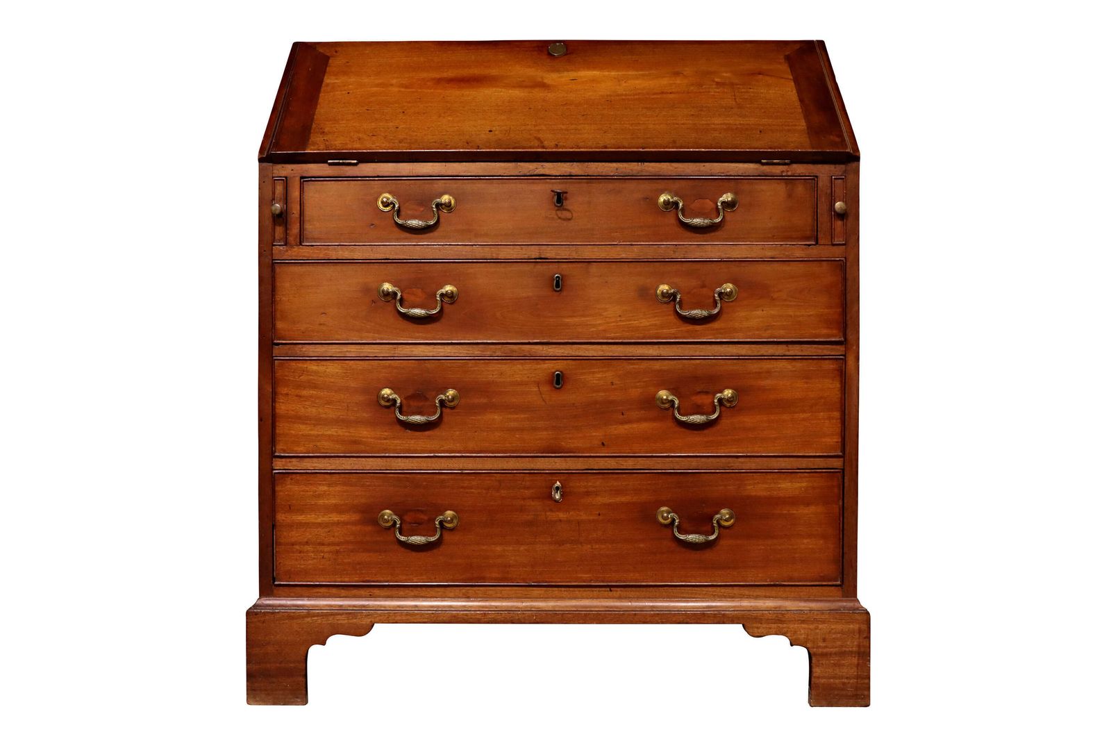 A George III Mahogany Bureau, 1700s