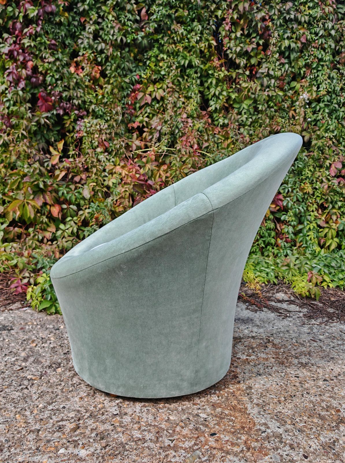 photo for sale Mid Century Modern Mushroom Club Chair In Style Of Pierre Paulin, Italy 1980s