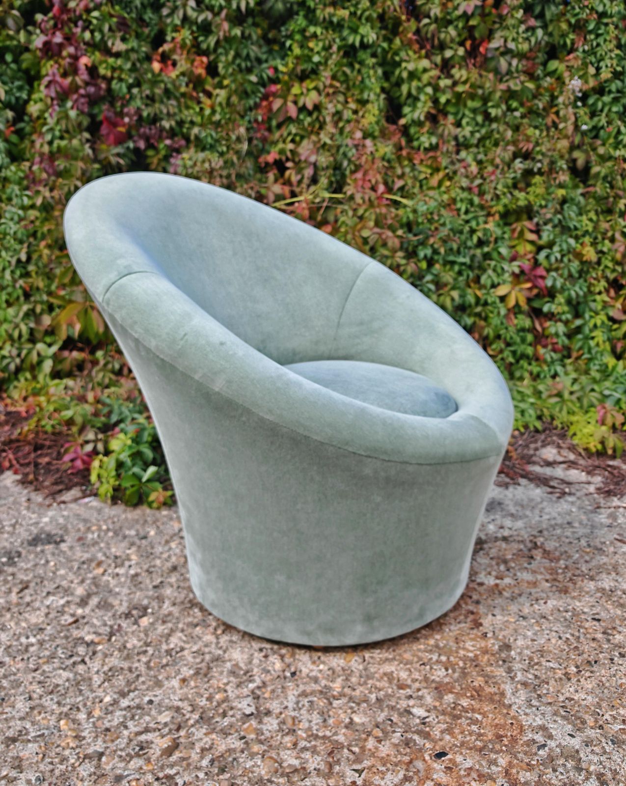 photo vinterior Mid Century Modern Mushroom Club Chair In Style Of Pierre Paulin, Italy 1980s