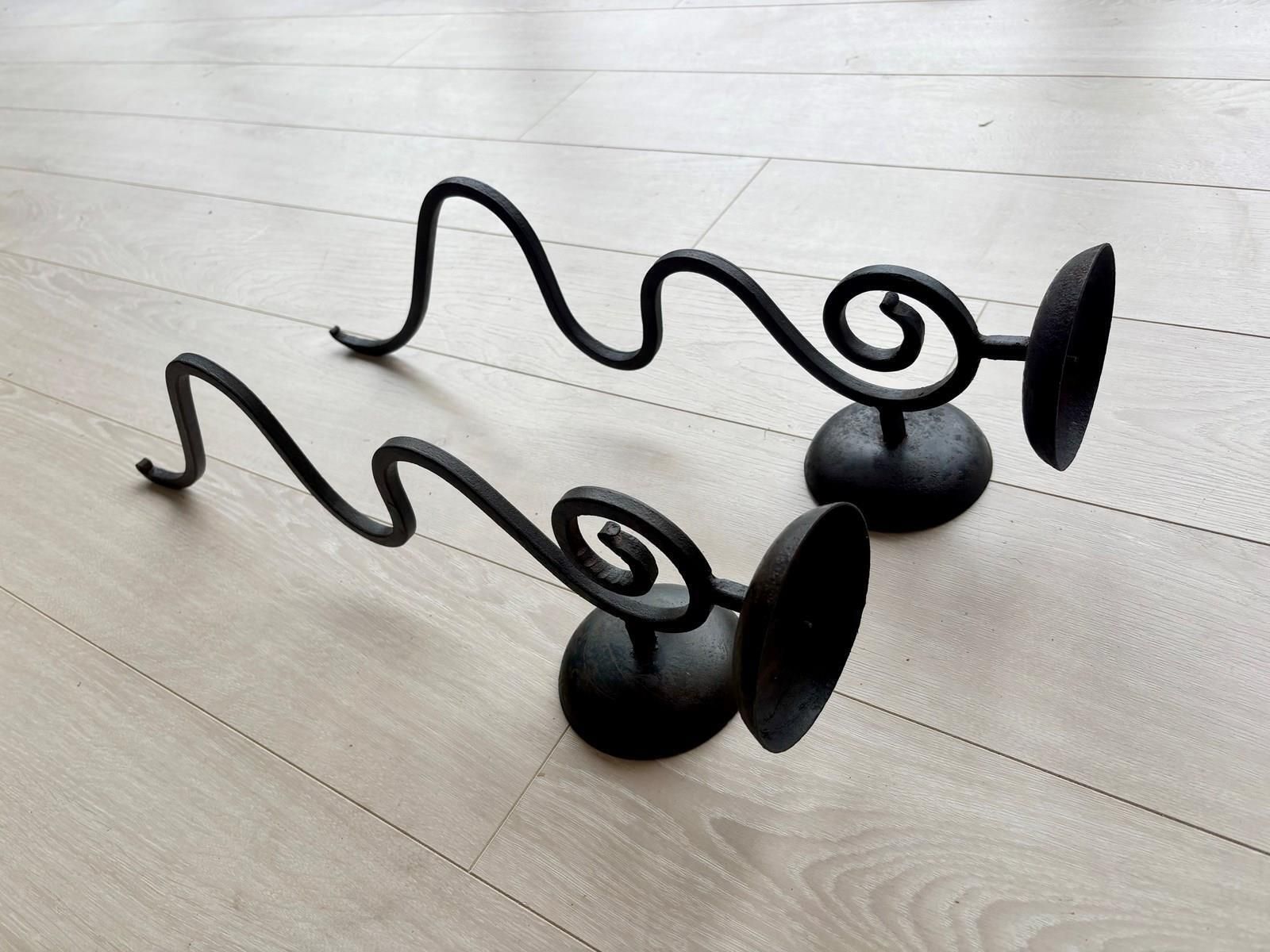 Pair Of French Iron Candle Sconces photo vinterior