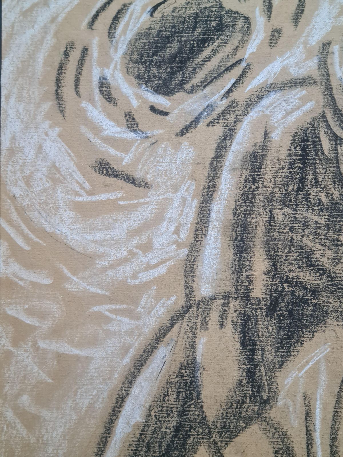Jean Arènele Faucheur, French Post Impressionist Drawing Of A Farm Worker In The Fields, 1972 photo vintage