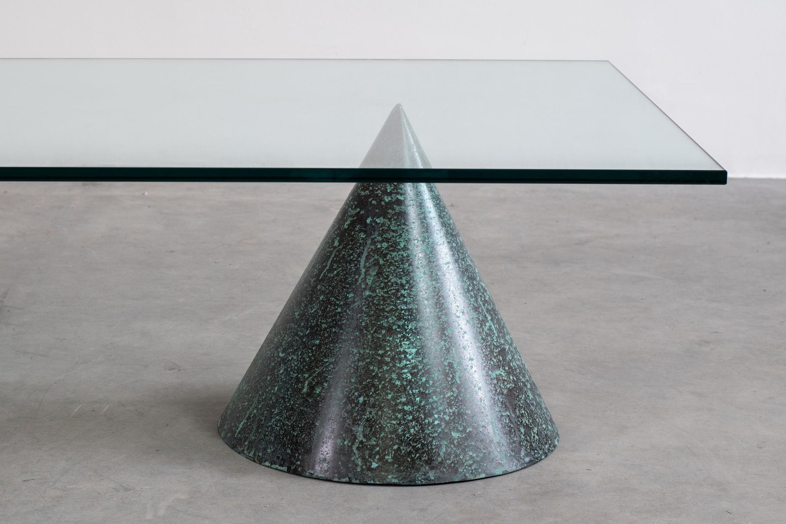Massimo Vignelli Kono Table In Carrara Marble And Copper Casigliani, 1979 photo vinterior