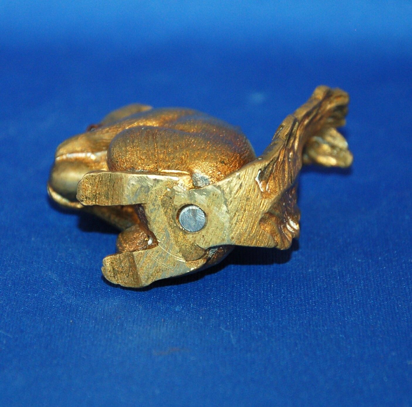 A Charming Sitting Squirrel Figure Vesta Match Case, Gilt Brass, 19th Century photo Home Decor