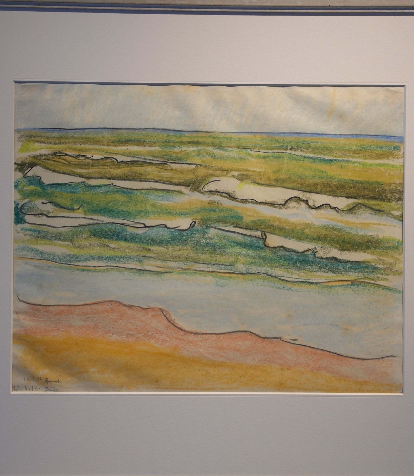 Marian Zurek (1889 1994). Large Chalk On Paper. photo furniture