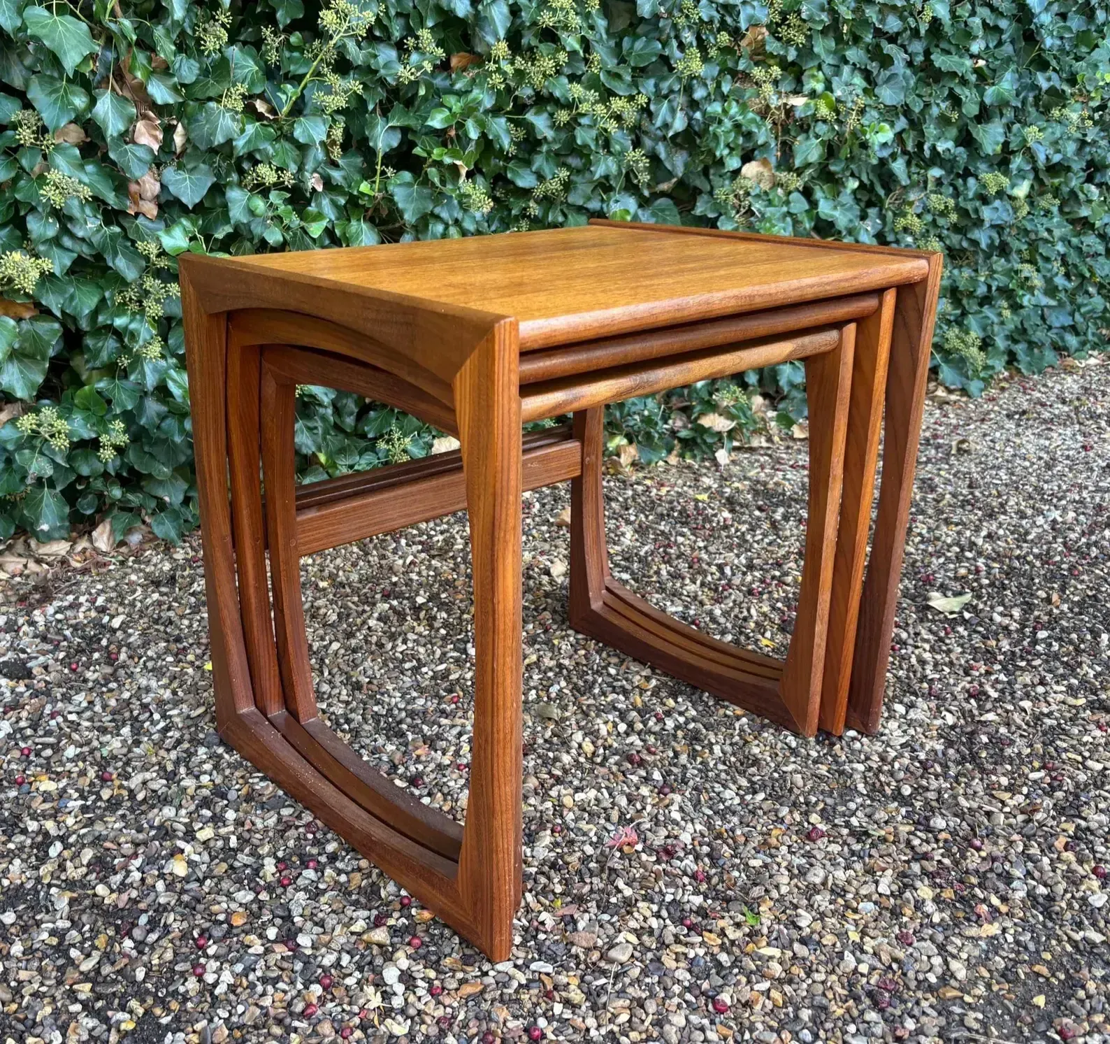 Vintage G Plan Quadrille Mid Century Nest Of Tables photo vintage