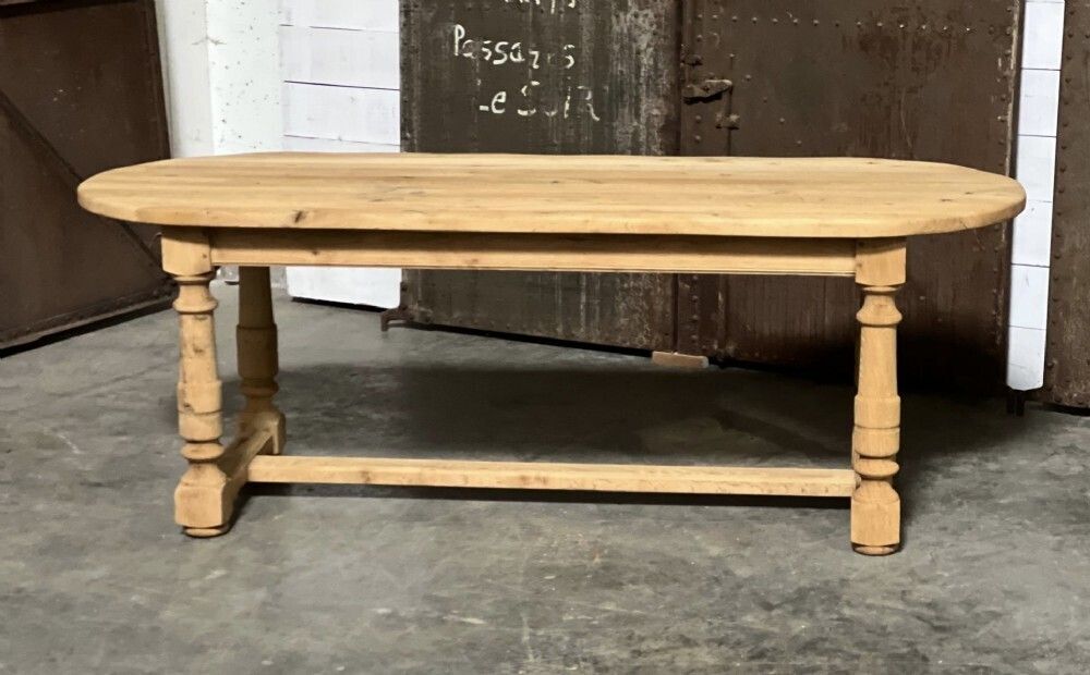 French Oak Farmhouse Dining Table photo furniture