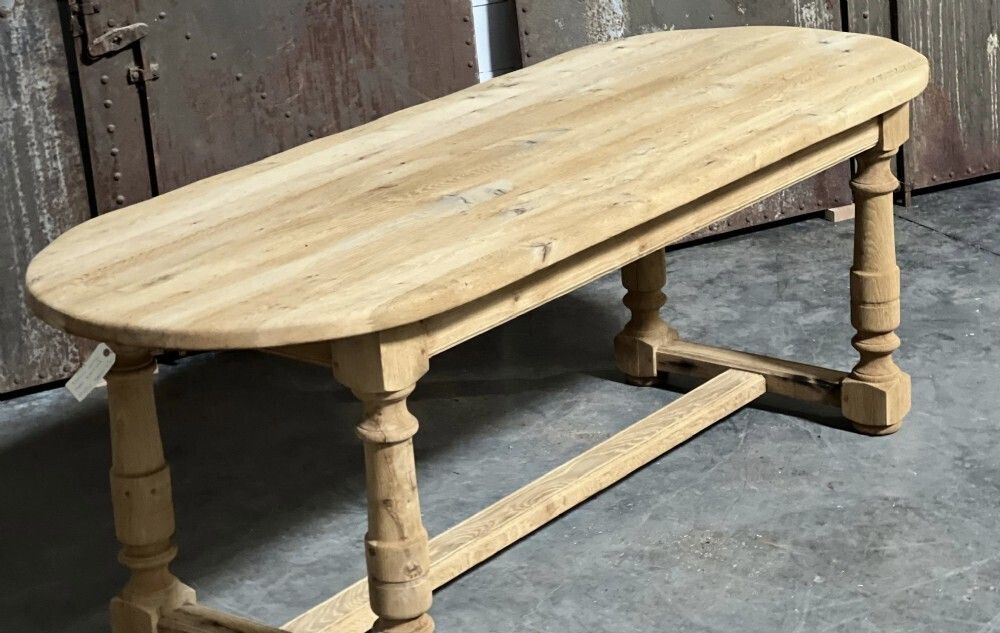 Furniture French Oak Farmhouse Dining Table photo