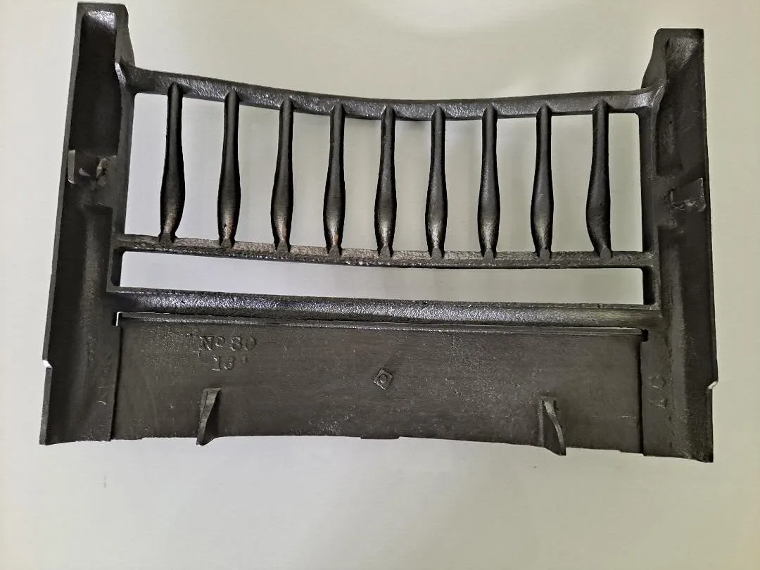 Original Hook On  Front Bars And Ashpan Cover For Victorian Cast Iron Fireplace photo vintage