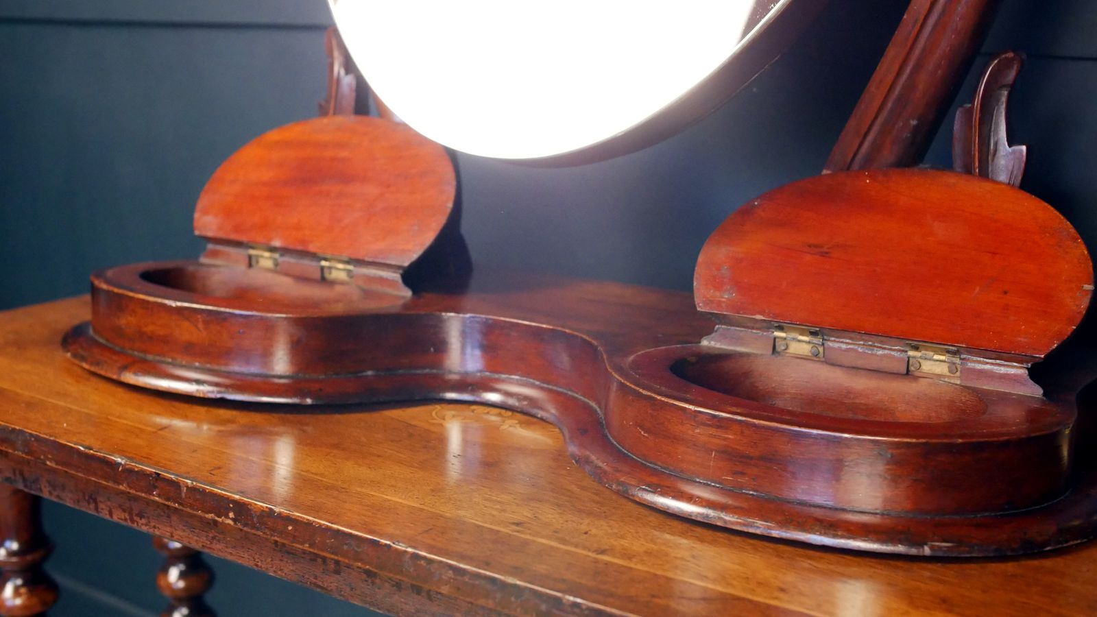 Victorian Oval Dress Mirror, 1800s photo vinterior