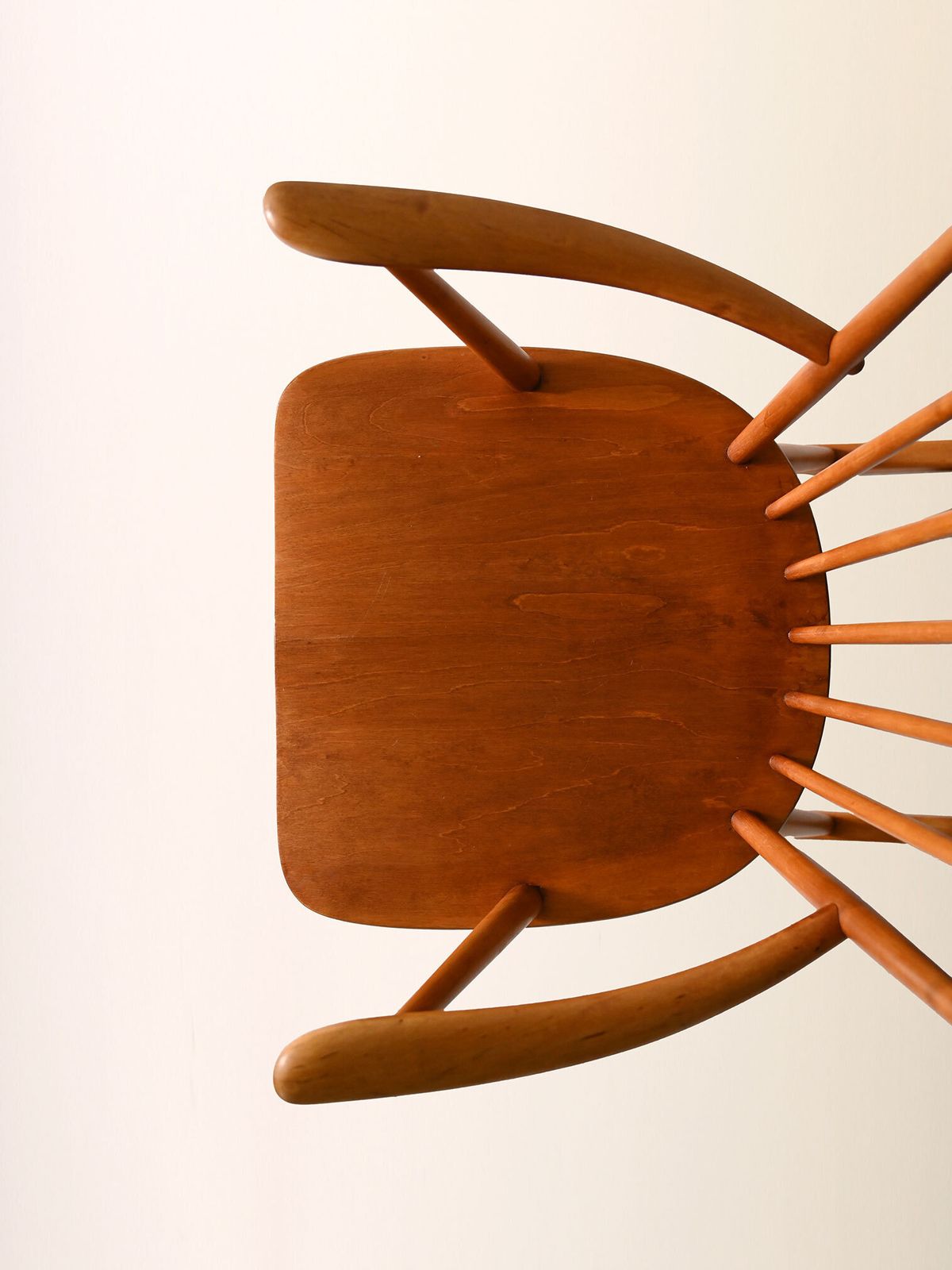 Scandinavian Rocking Chair From The 1950s/60s In Beech And Teak photo vintage